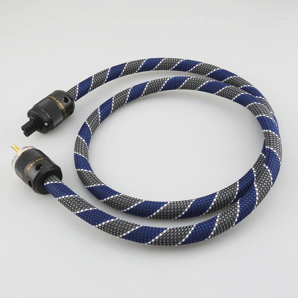 Nowy kabel zasilający P101 HI-End z czystej miedzi US z wtyczką żeńską rysunek 8 IEC kabel zasilający audio HIFI