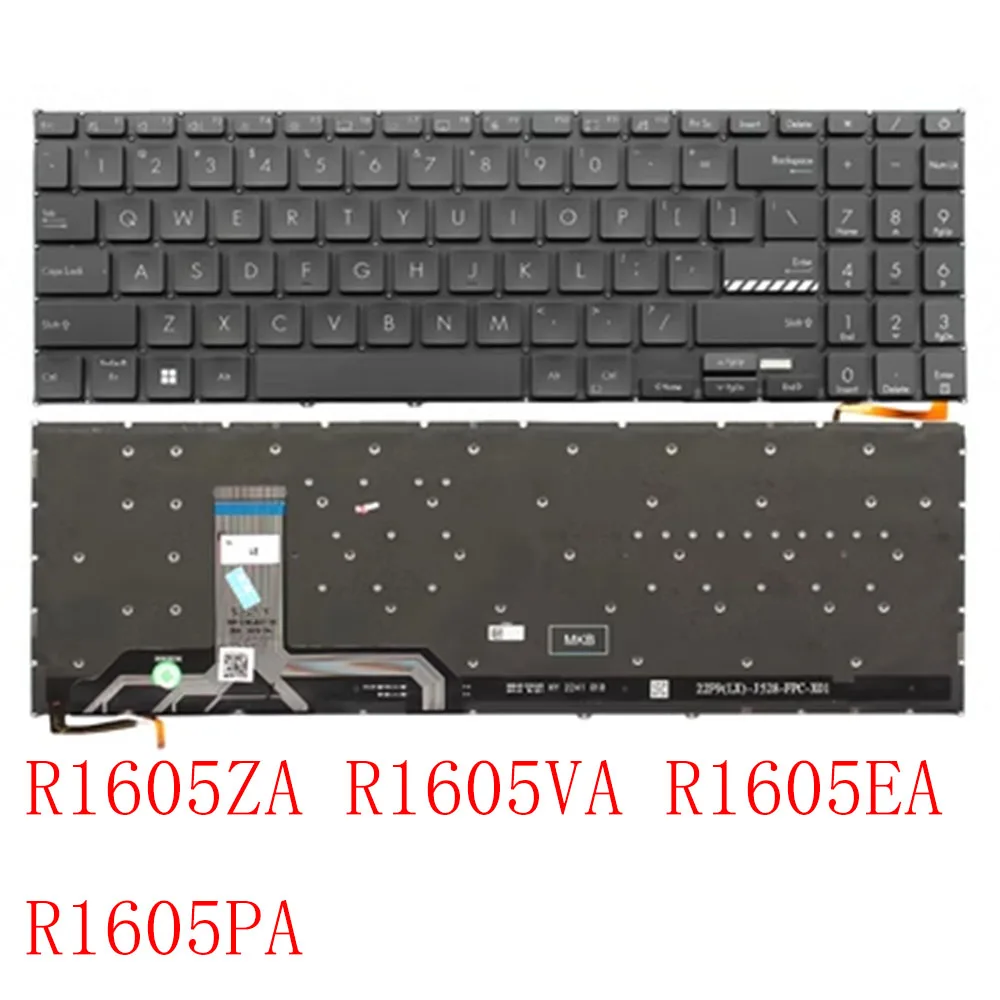 

Клавиатура для ноутбука ASUS VivoBook 16 R1605ZA R1605VA R1605EA R1605PA без рамки, черная, США, с подсветкой