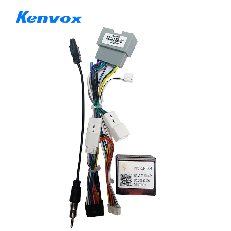 

Автомобильный радиоприемник Android, жгут проводов, адаптер Canbus Box для Jeep Wrangler 2008-2017, кабель питания, усилитель, совместимый