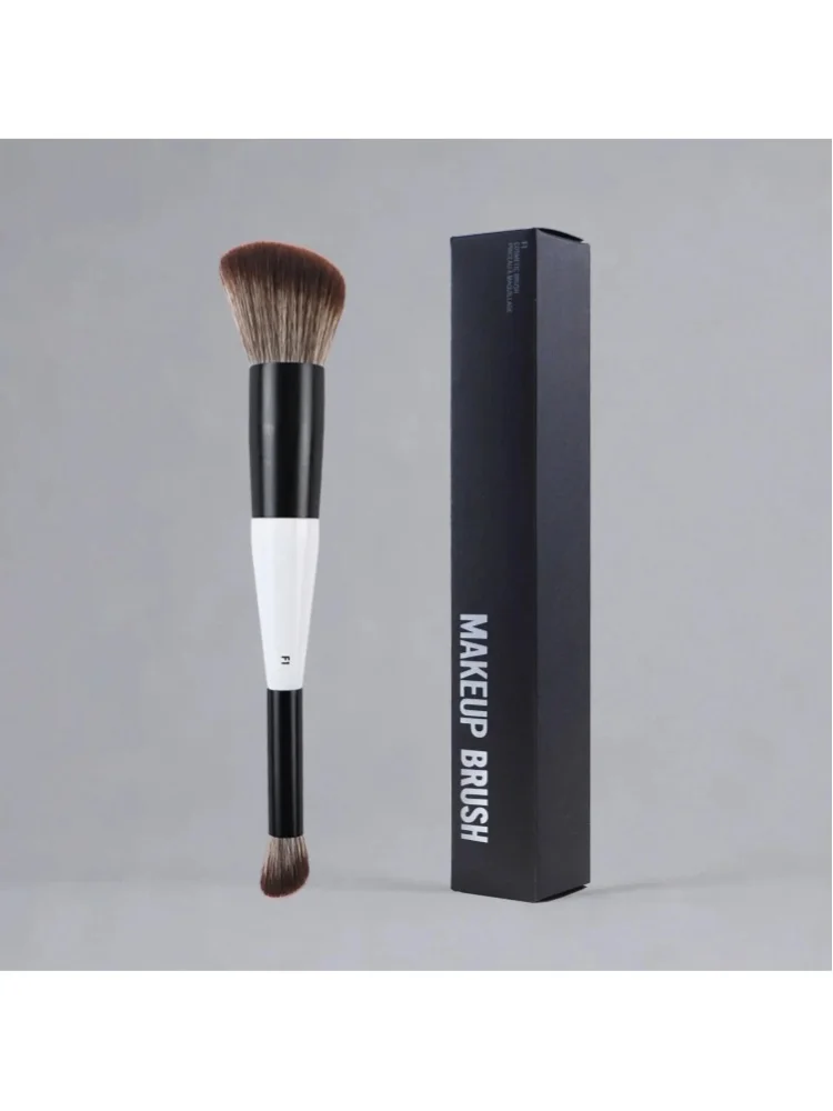 Doppelseitiges Multifunktionales Make-up-Pinsel-Set mit Aufbewahrungsbox, F4 Puder F1 Rouge F2 Kontur Foundation Gesichts-Kosmetikpinsel