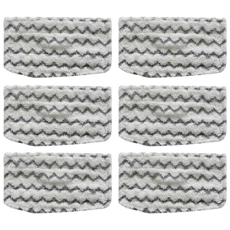 

6PCS Steam Mop Cloth Cleaning Cloth Mop Pad Washable Accessories Suitable For Shark M11 D11 D01 M01 P2