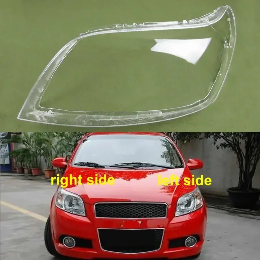 For Chevrolet Aveo 2009-2013 Headlamp Cover Headlight Transparent Lens Lamp Shell Plexiglass Replace Original Lampshade