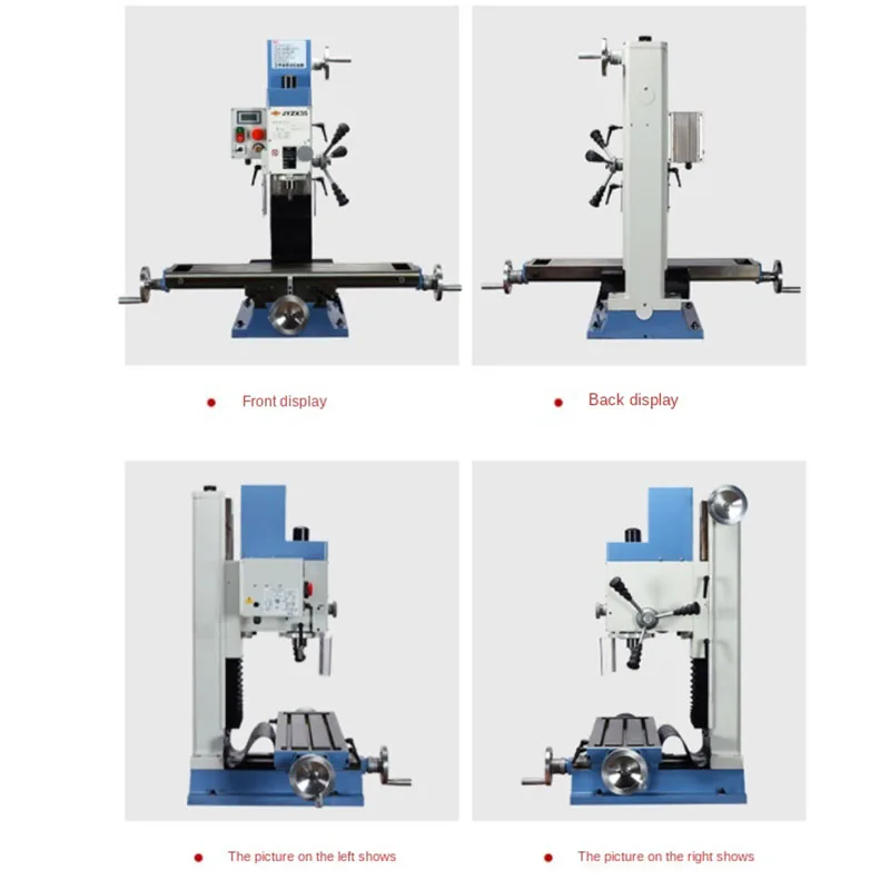 Trocador automático de facas, prensa de broca sem escova jyzx35, fresadora, display digital, equipamento de corte de metal de 3 eixos