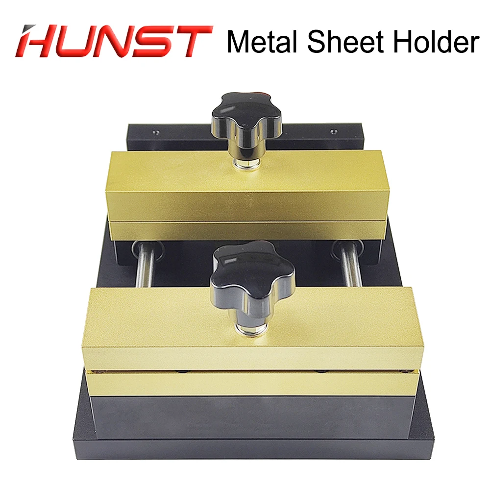 HUNST Metal Sheet Holder Marking Attechment Fixed Bracket Metal Fixture for Fiber Laser Engraving Machine Card Cutting