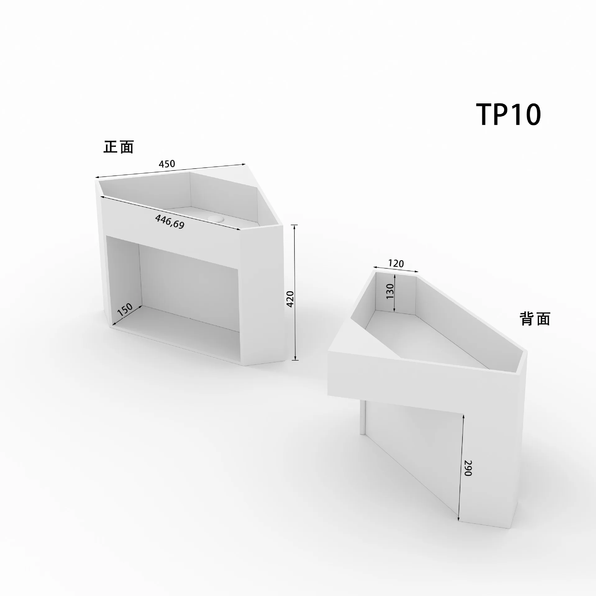 Small apartment wall-mounted corner integrated triangular basin storage artificial stone washbasin home homestay source factory