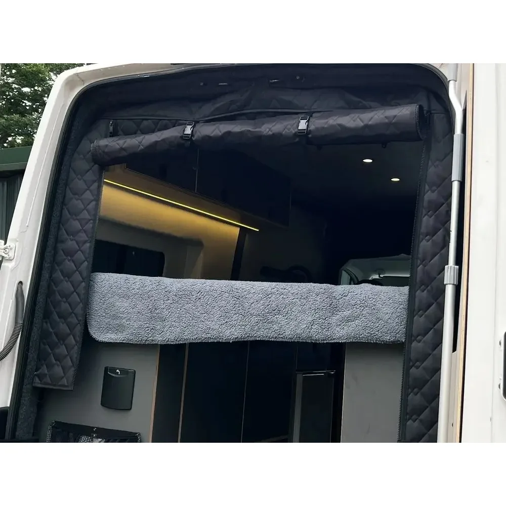 RV Insulated Thermal Screen Cover For Rear Barn Door Or Tailgate For Fiat Ducato/Peugeot Boxer/Citroen Relay 2006+ Ram Promaster - view 4