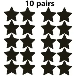 10 Pairs Star Shaped Nipple Covers, Invisible Self-Adhesive Disposable Nipple Pasties, Women's Lingerie & Underwear Accessories