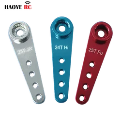 HY 23T 24T 25T CNC Metal RC Servo Arm Extension Horn 37mm For 1/10 RC Car Boat For RC Accessories Replacement Parts