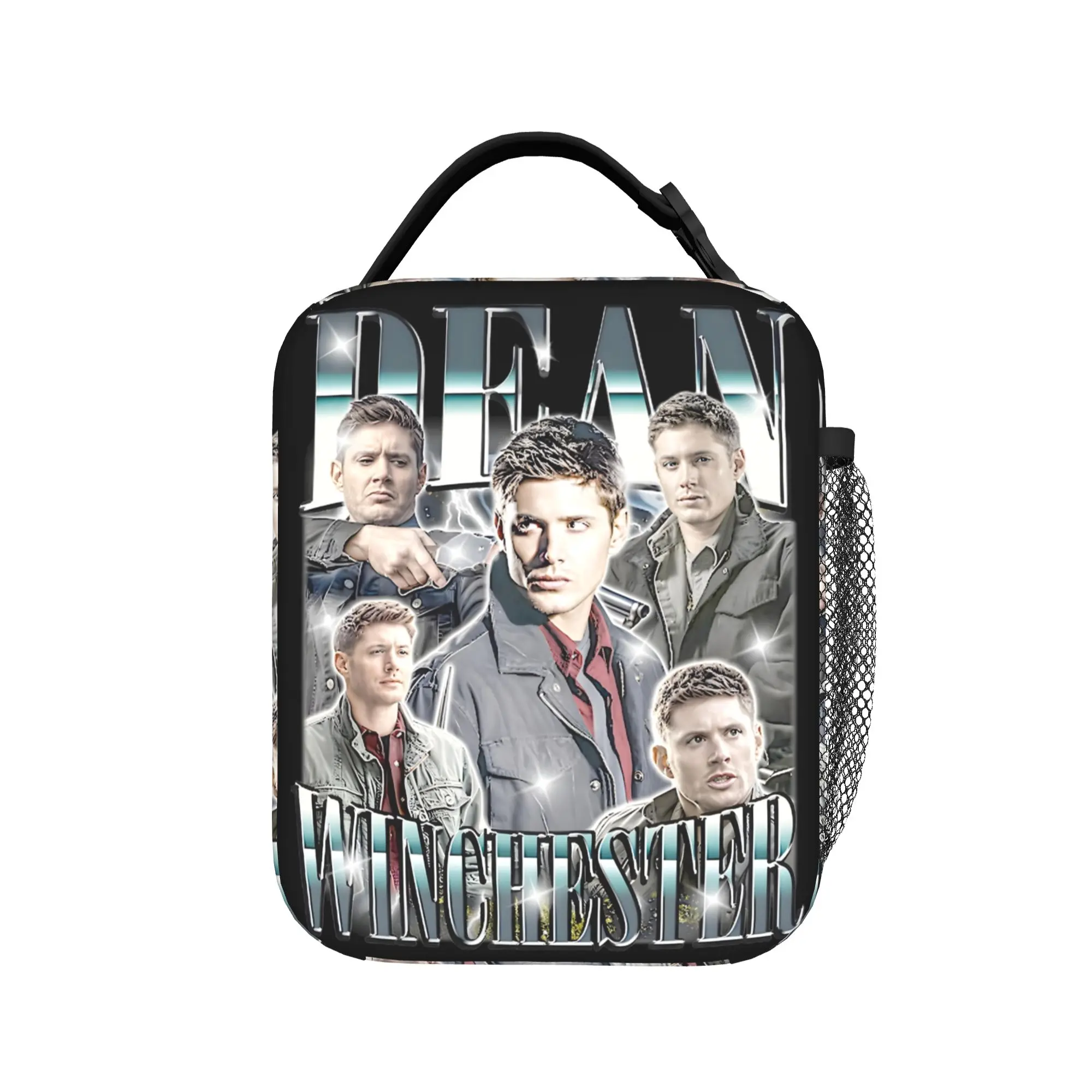Supernatural  Dean Winchester Retro Limited Edition Lunch Bag Leisure Office Lunch Box Custom Convenient Cooler Bag