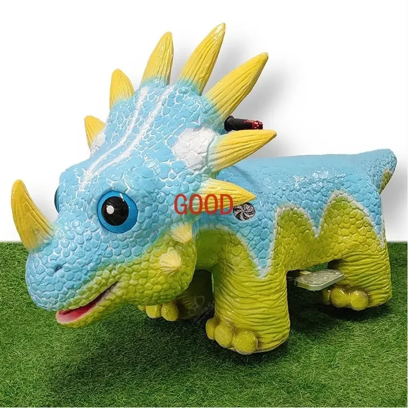 Dinosaur electric car children's riding toy car large amusement facilities square