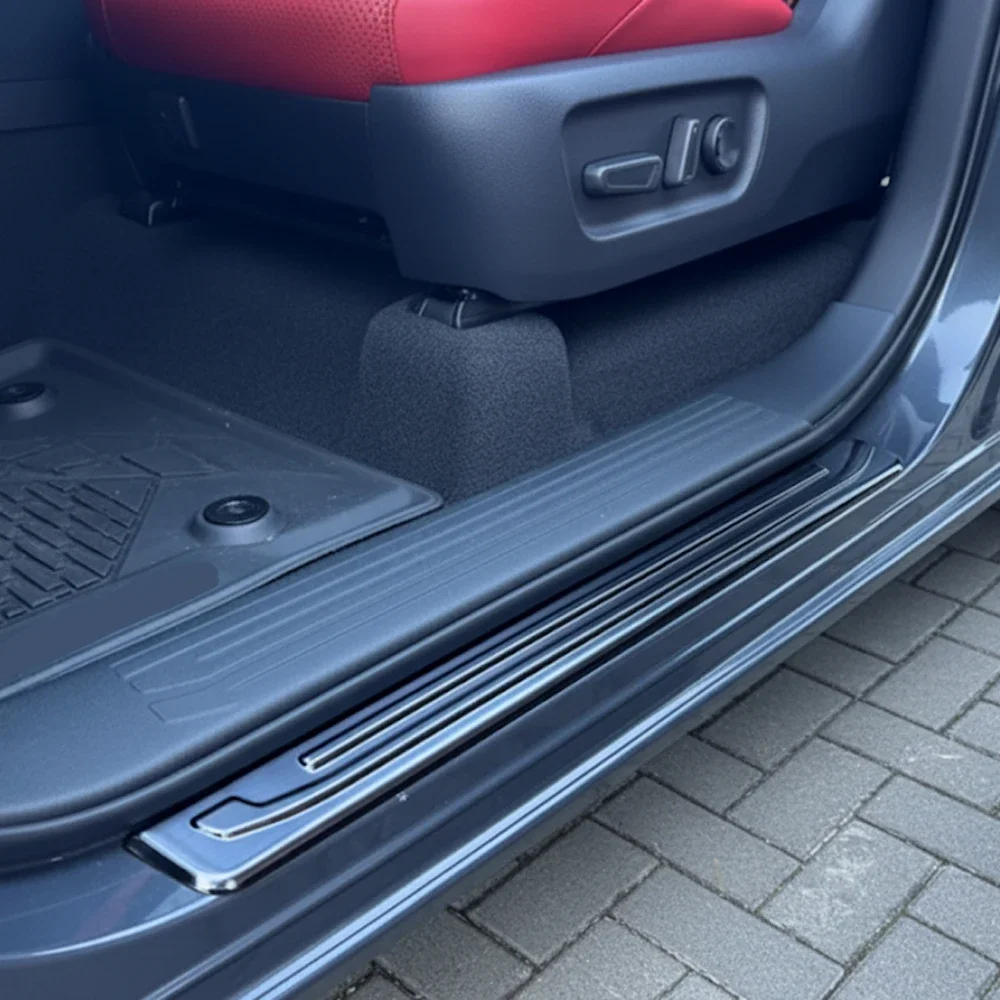 

For Toyota 4Runner 2025 2026 Auto Threshold Pedal Protection Cover Car Accessories External Door Sill Scuff Plate Trim Stickers