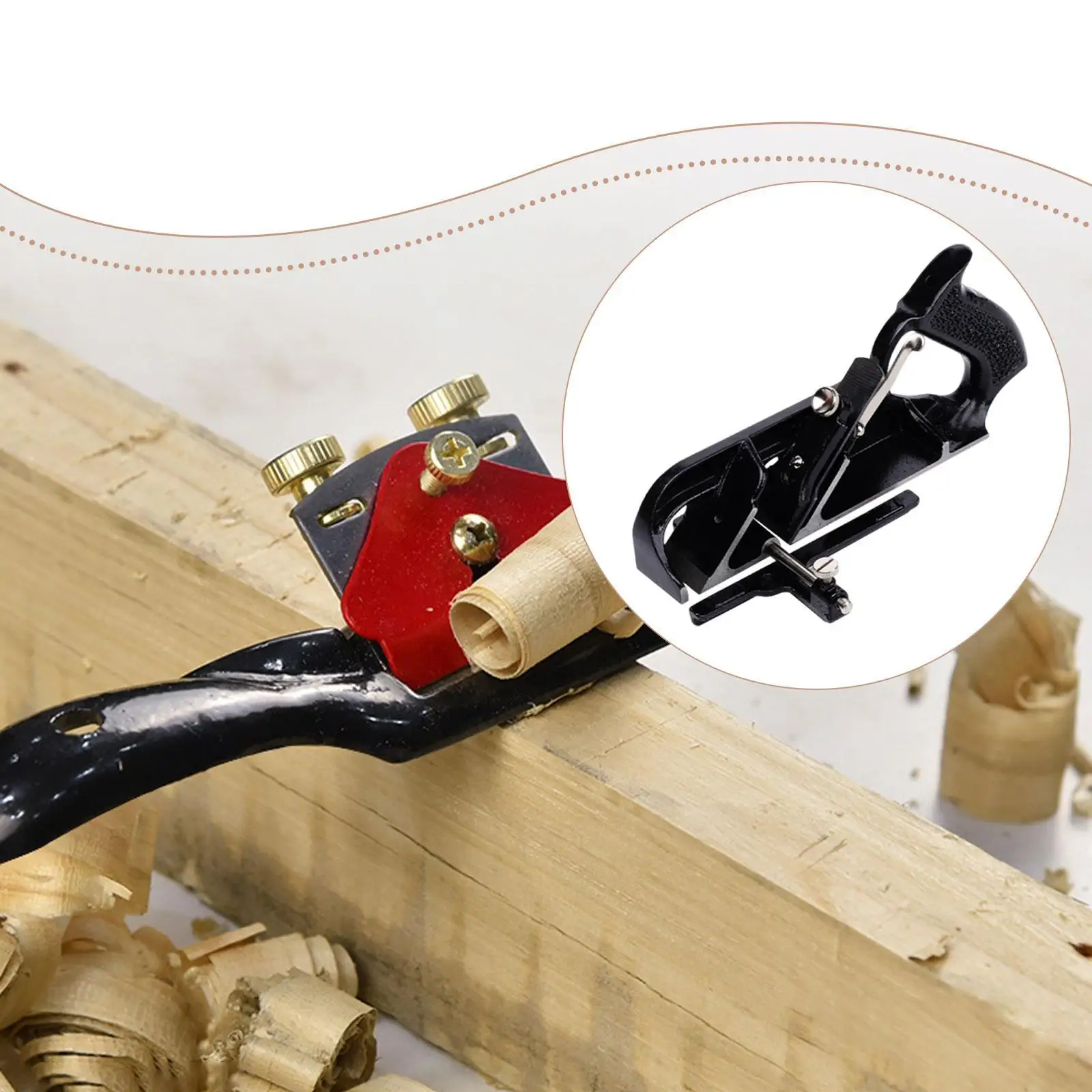 

Mini Wood Planer Compact Woodcraft Tool ,Hand Planer, Adjustable Block Plane Flat Bottom Trimming, for Carpenter Woodworkers