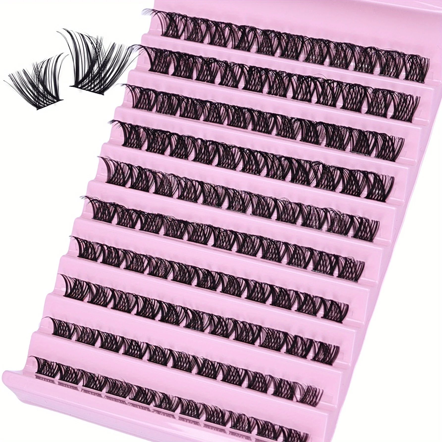 110 pcs Bulu Mata Cluster 8-16 - Eyelash Extension Wispy Look ulasan dan harga