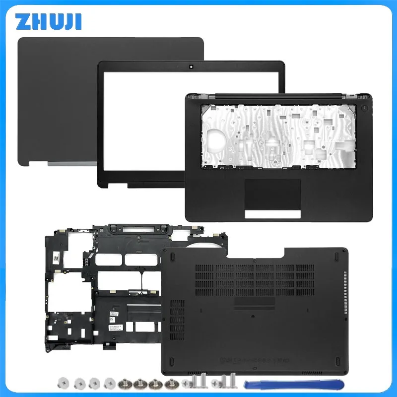 

For Latitude E5470 5470 New Laptop Case LCD Back Cover Front Bezel Hinges Palmrest Bottom Case Hinge Cover Top Rear Housing