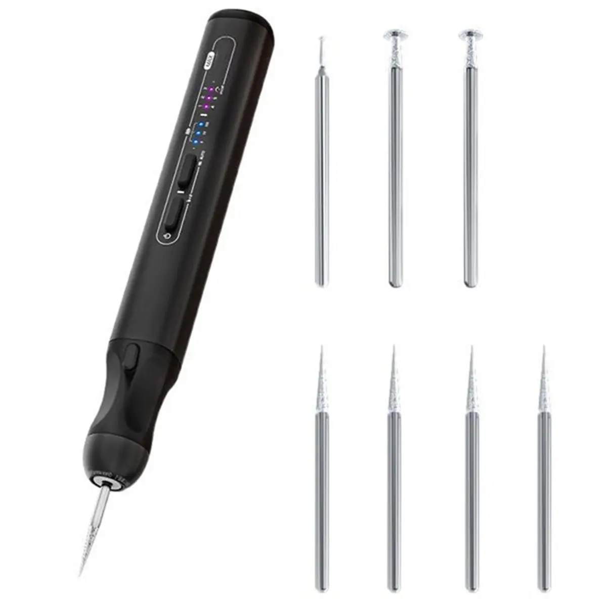 Promotional-Electric Polishing Pen for Phone Repair, 5-Speed Motherboard CPU Chip Grinding Carving Engraving Disassembly Tool