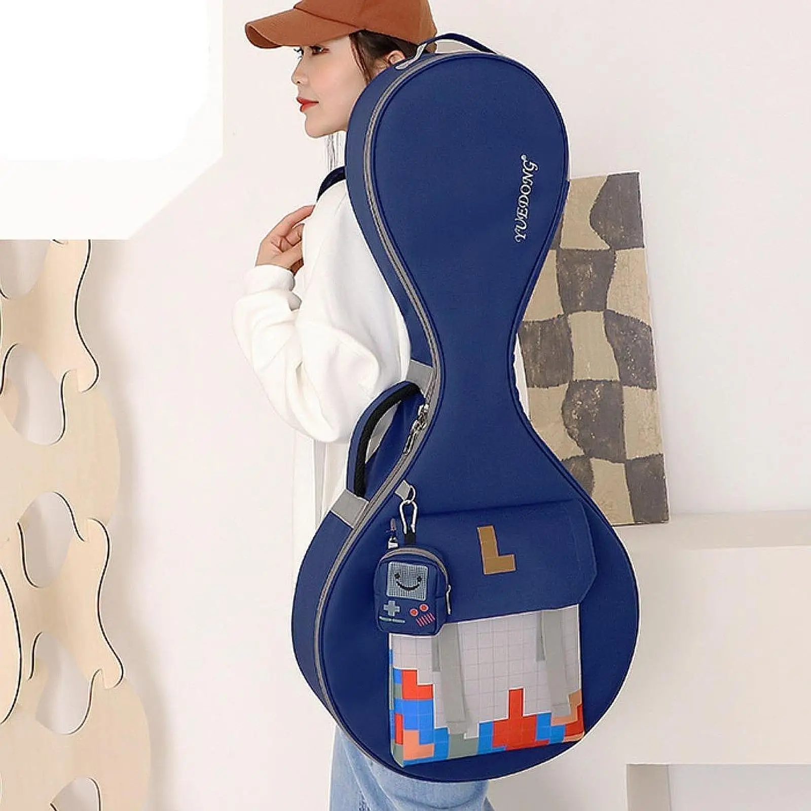 

Zhongruan Storage Bag Musical Instrument Storage Bag for Concert Show Travel