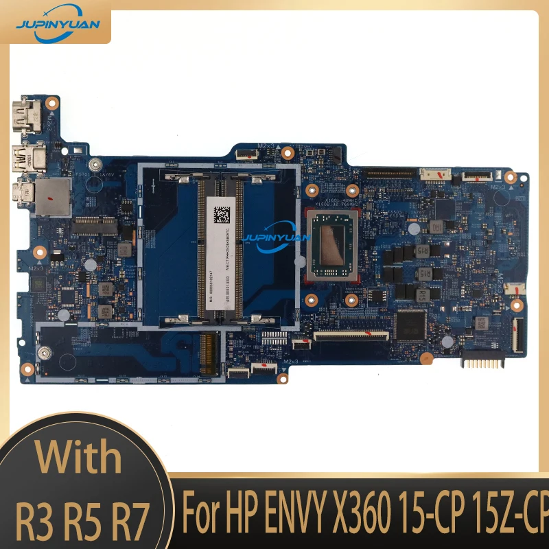 For HP ENVY X360 15-CP 15Z-CP Laptop Motherboard L19459-601 L23265-601 L25820-601 17890-2 Mainboard with R3 R5 R7 Fully Tested