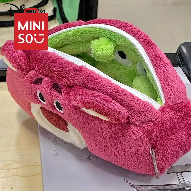 

Lotso Stationery Bag Kawaii Disney Cute Anime Alien Kids Toys Positive and Reverse Different Style Students Stationery Bag Gifts