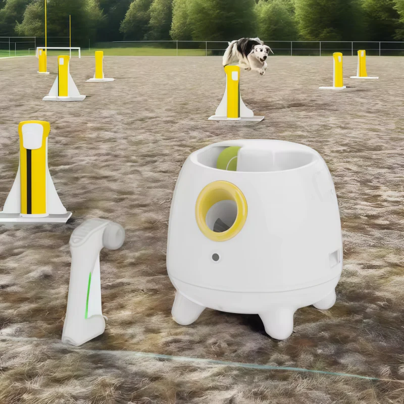High-end Dog Ball Launcher, Interactive Automatic Dog Ball Electric Ball Throwing Toy