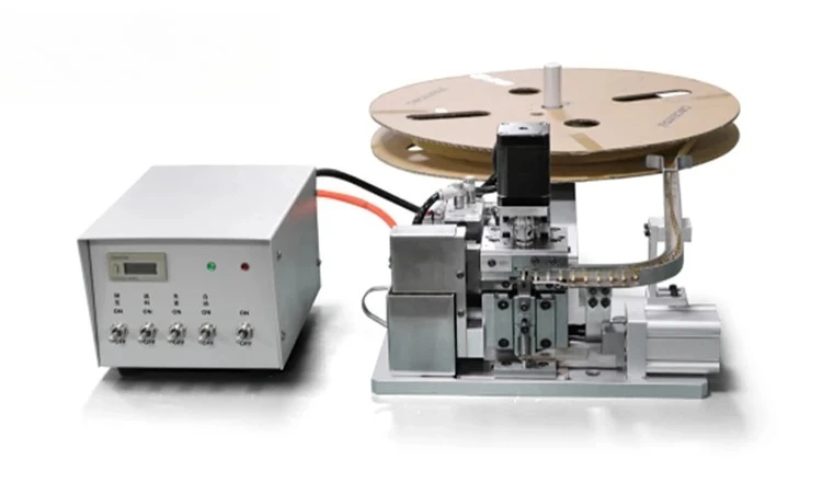 

EW-5185 1,13 мм машина для обжима коаксиальных клемм, полуавтоматическое оборудование для производства соединительных кабелей IPEX