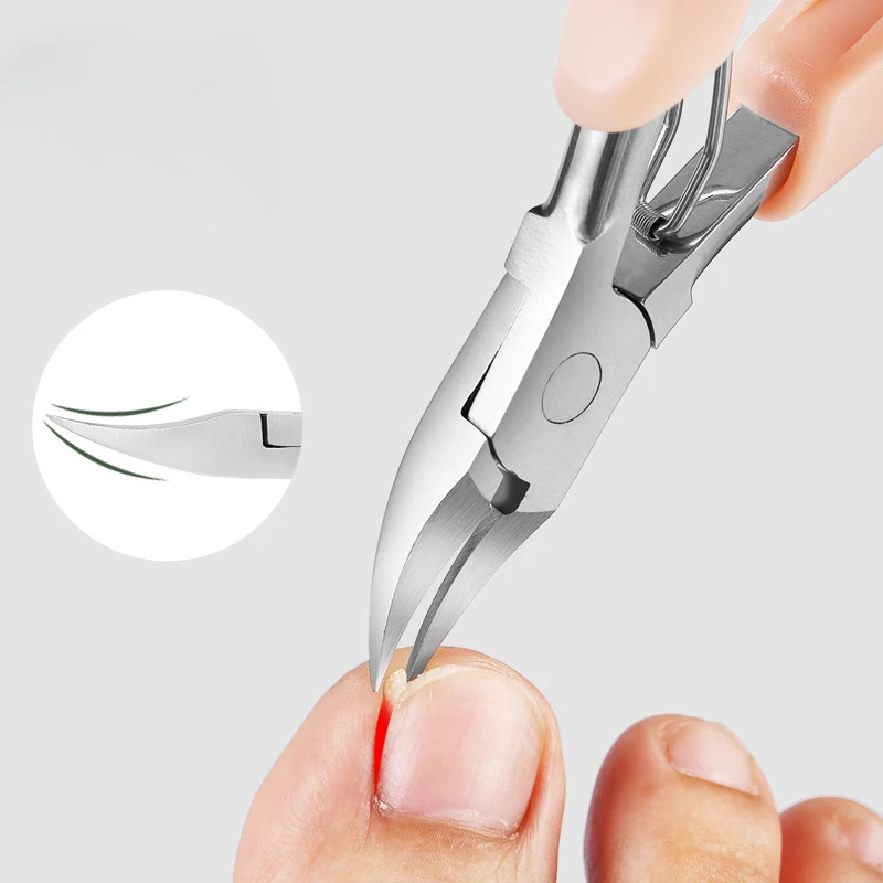 Nail Clipper Professional Toe Nail for Ingrown Thick Toenails NippersTrimmer Cutter Scissor Manicure Pedicure Accessories Tool