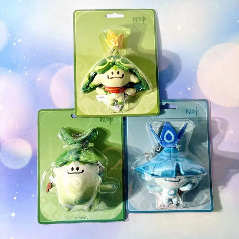 

Игра Genshin Impact, официальная подушка Aranara, талисман, аниме Arama, кулон, реквизит, мягкая подвеска, косплей, аниме, плюшевая игрушка в подарок