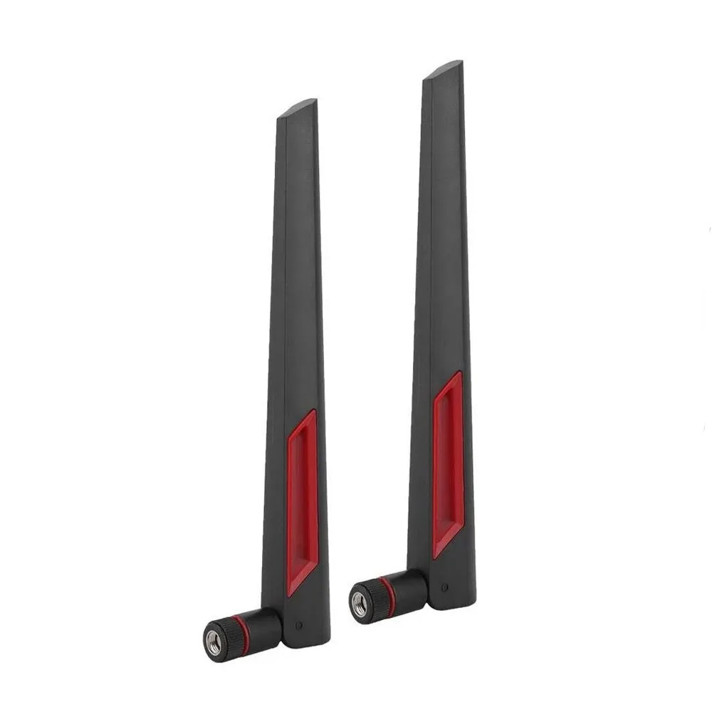 2Pcs RP-SMA Male / SMA Male SMA Connector Module Foldable Passive Antenna Module, 10dBi Antenna Compatible，Suitable for Cameras