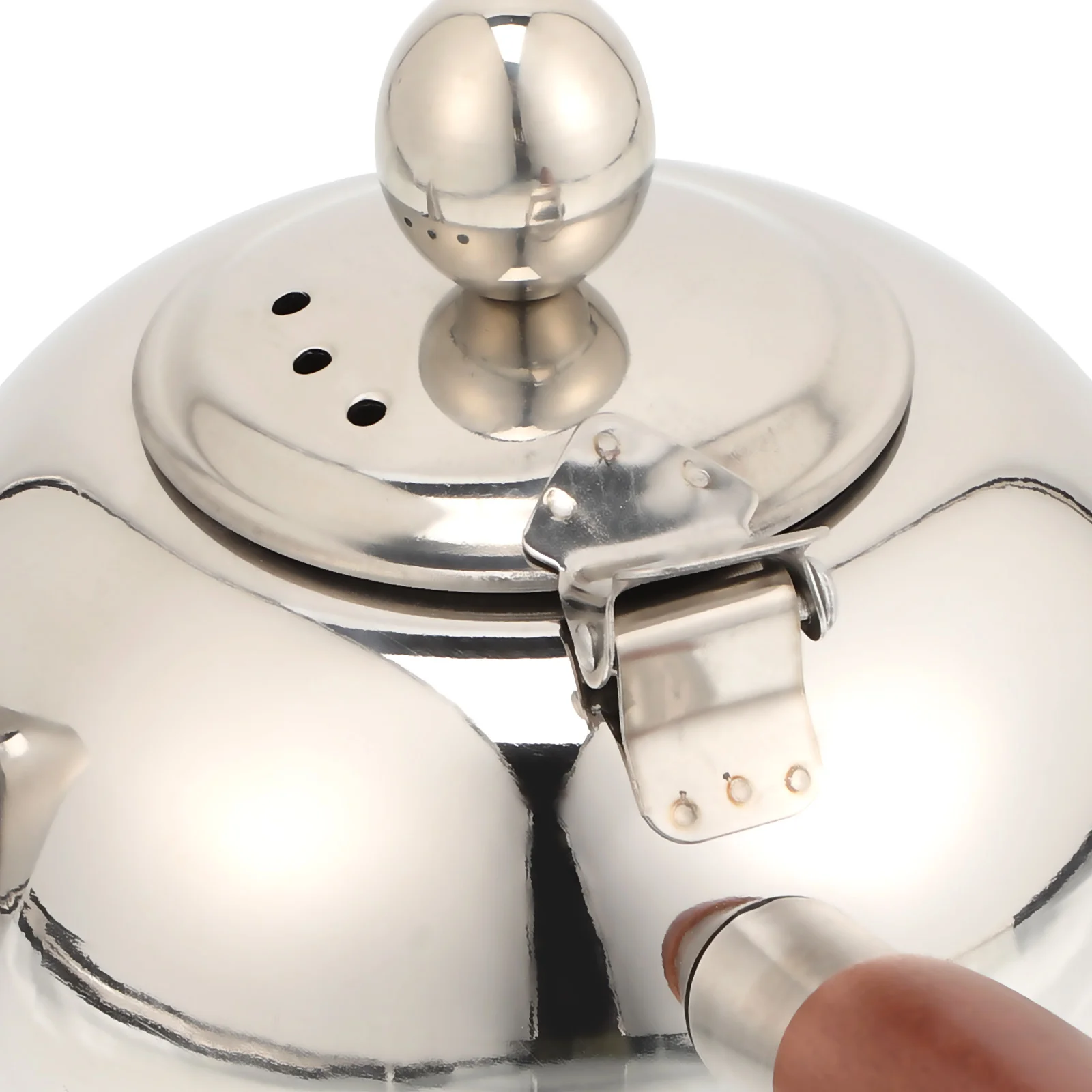 

Stainless Steel Side Handle Kettle Tea - Anti-Scalding Handle Comfortable Grip for Gas Stove Coffee Boiling Home Kitchen Use