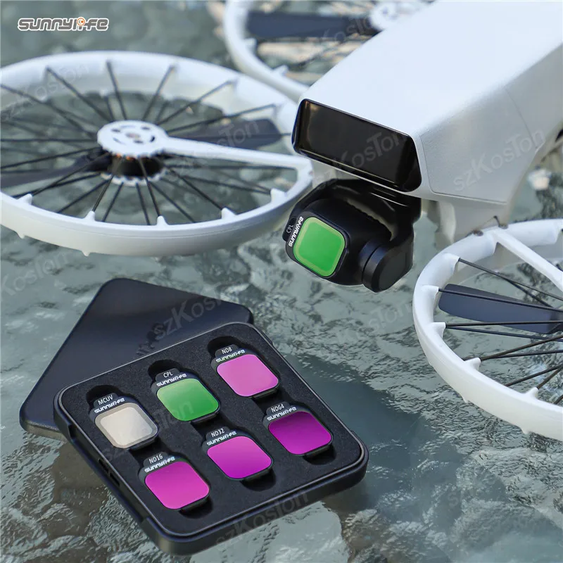 Zestaw filtrów obiektywowych DJI LITO X1/Flip CPL UV ND8 16 32 64 ND, lekkie filtry do kamery, akcesoria do drona DJI Flip — zdjęcie produktu 2