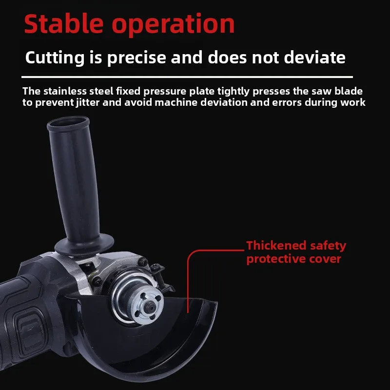 Angle Grinder Cutting Machine Polishing Machine Plug-in Metal Cutter Multi-functional High-power Brushless Motor Electric Tool