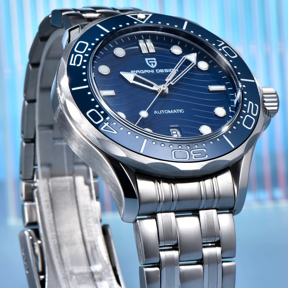 PAGANI DESIGN New Men's Watches Mechanical Wristwatch Luxury Automatic Watch For Men AR Sapphire Ceramic Bezel Businesses Clock