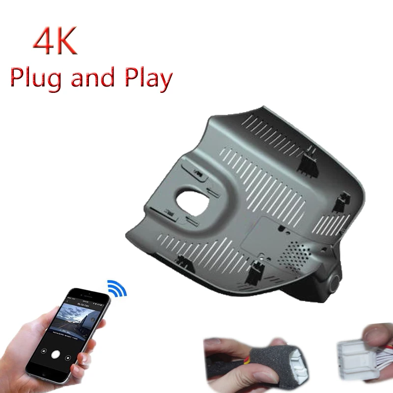 4K Plug And Play For Mercedes Benz G Class G500 G580 AMG G63 2025 GT50 Car Wifi DVR Video Recorder Dash Camera Dashcam