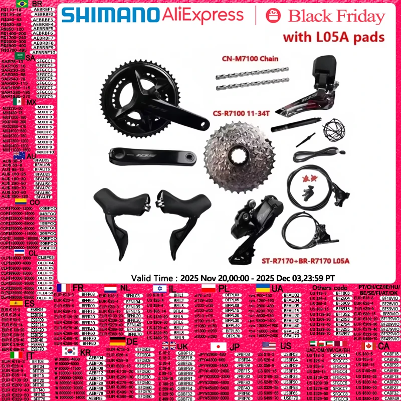 yZ[zV}m 105 Di2 R7170 R7100 2x12 Xs[h NN 170 ~[g/172.5 ~[g R7150 AfBC[ R7100 11-36T/11-34T JZbg[hoCNO[vZbg