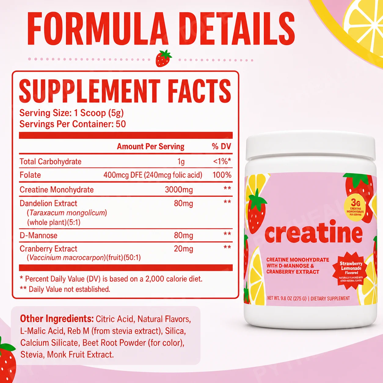 مسحوق الكرياتين للنساء 275 جرا - مراجعة Creatine Monohydrate Powder وسعره