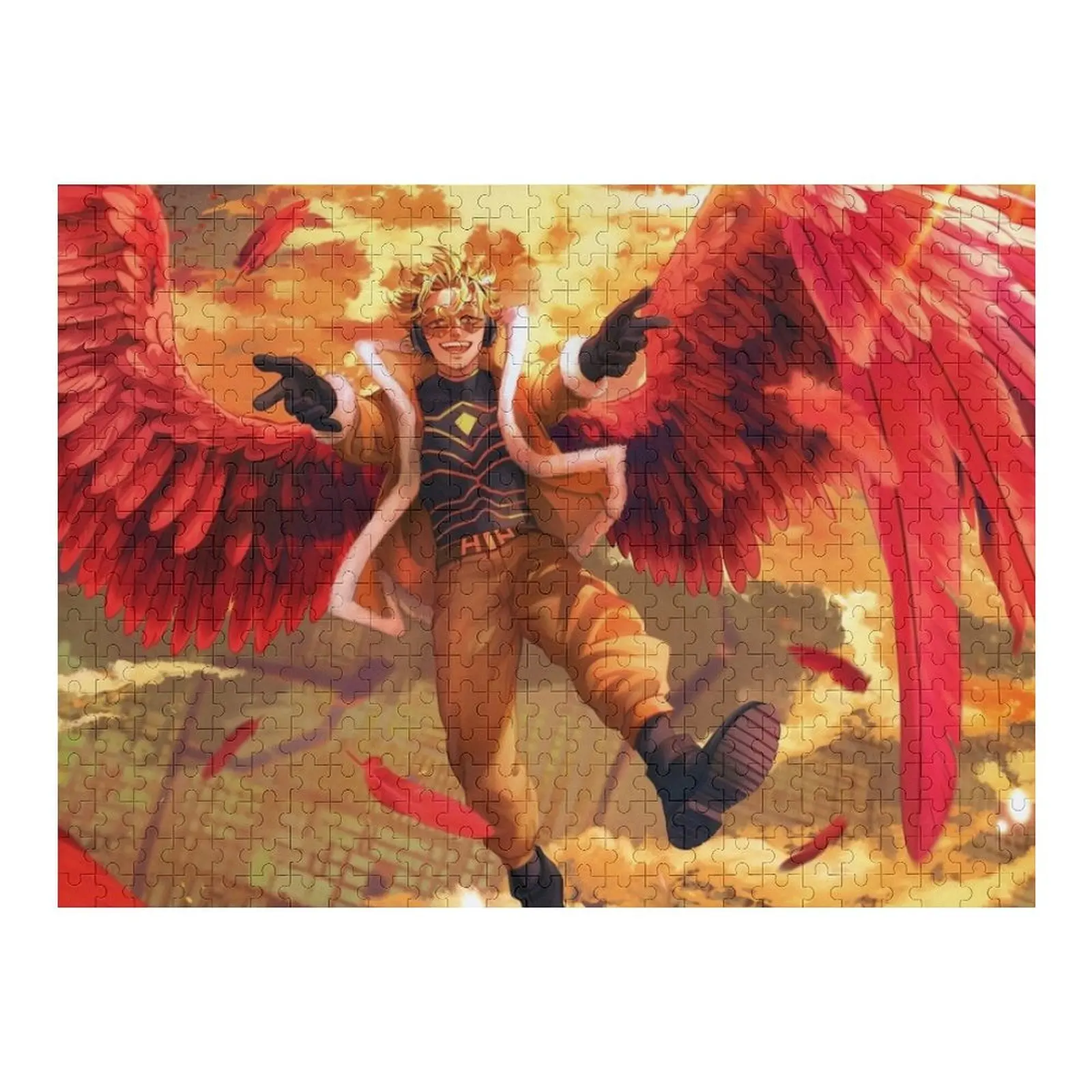 Jastrzębie cię zatrzymają! Puzzle drewniane na zamówienie, spersonalizowane, z własnym zdjęciem, wersja 2.