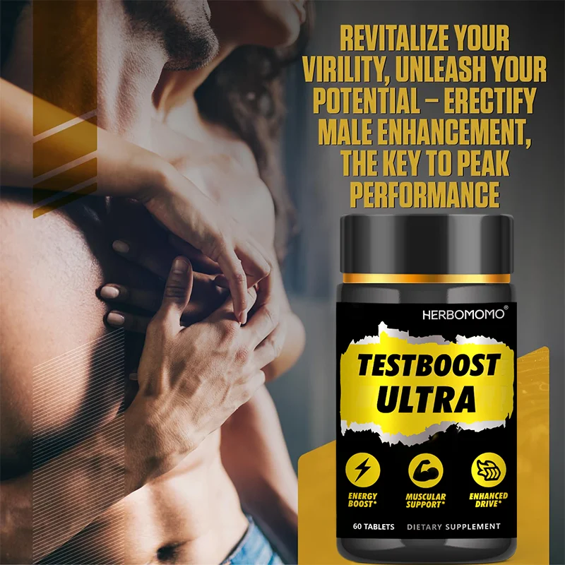 60Pcs HERBOMOMO Nutrition Testboost Capsules - Stamina & Strength, Performance & Energy,