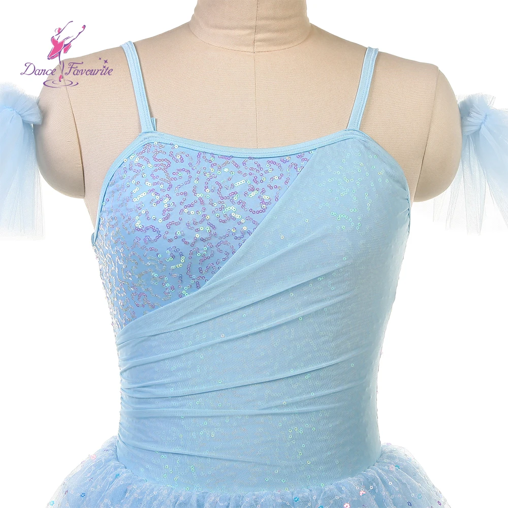 25016 Blu pallido Nuovo Tutu di balletto Costumi di danza Romantico lungo Tutu di balletto Danza CosutmeTutu