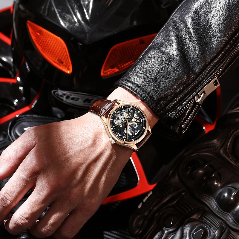 Ailang herenhorloge, topmerk, - Skeleton Automatic Watch Luxury Tourbillon recensie en prijs