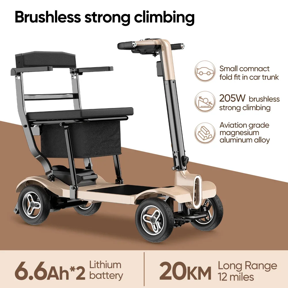 Gold SellerXFG Reliable Medical Mobility Scooter CE Standards, Safe & Durable, Ideal for Disabled & Senior Care