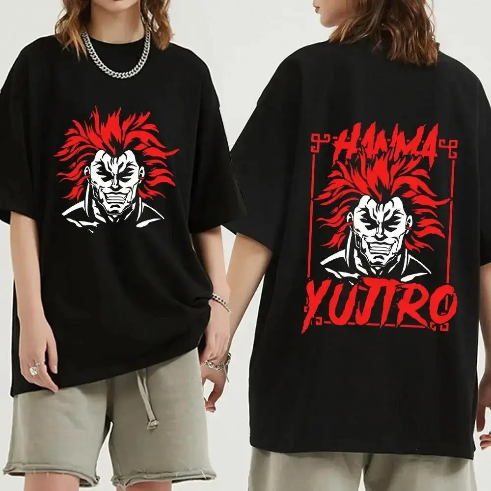 Anime Baki The Grappler T-shirt Yujiro Hanma Gym Short Graphic Printing High-end Luxury Unisex Style Both of Men and Women