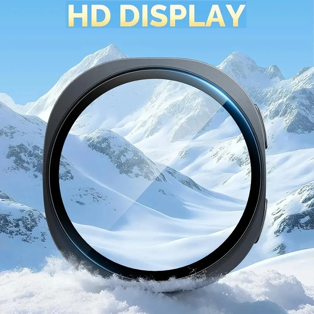 9H Premium Tempered Glass for Samsung Galaxy Watch 9 40mm 44mm/Ultra 47mm 2026 HD Screen Protector Films with Easy Install Tool