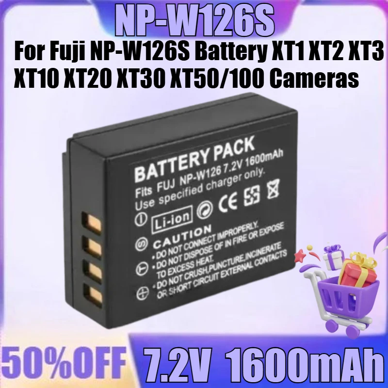 New NP-W126S 7.2V 1… - image