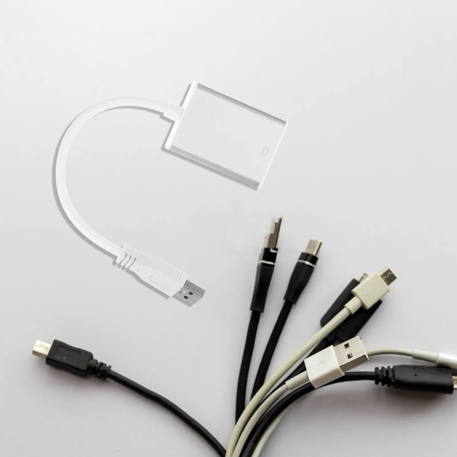 Usb3.0 to 1080P Adapter Cable Converter for Laptop Pc Hdtv Projector External Graphics Card Display Sharing
