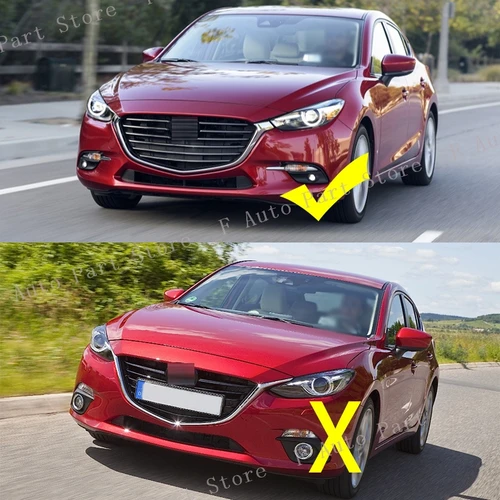 Imagen 2 del producto Lámpara de luz antiniebla para Mazda 3 Axela 2017 2018, luz antiniebla del parachoques delantero