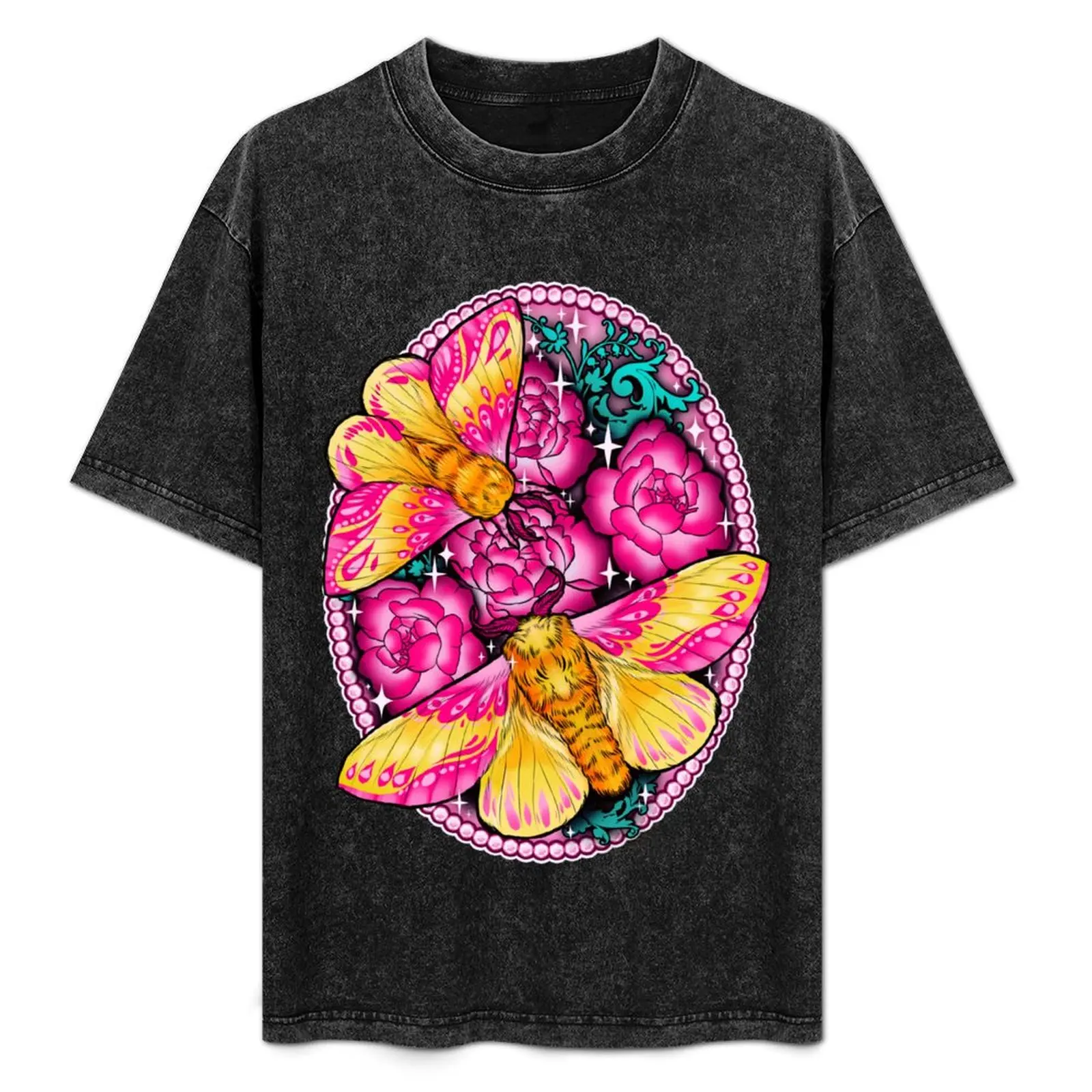 

Rosy Maple Moth T-Shirt Basic Solid Color Casual Tee Shirt
