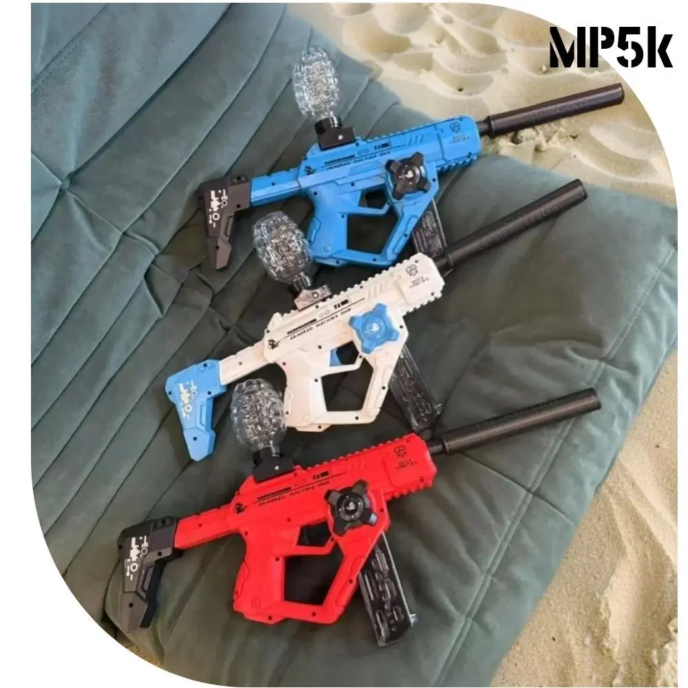 Pistole idrogel MP5 Pistola finta Pistola a proiettile morbido Pistola Nerf Gel Blaster per azione Pistola a sfera gel elettrica per sparare Adulti Giocattolo per bambini