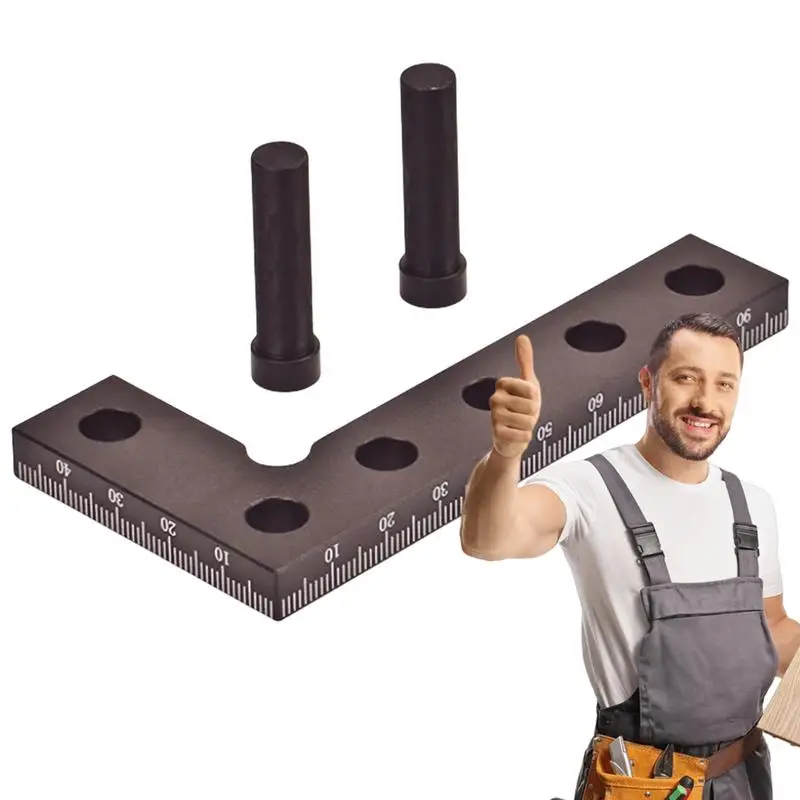 

Corner Clamp Woodworking Positioning Squares Right Angle Clamps Corner Clamp Aluminum Alloy Clamping Squares Woodworking Tools