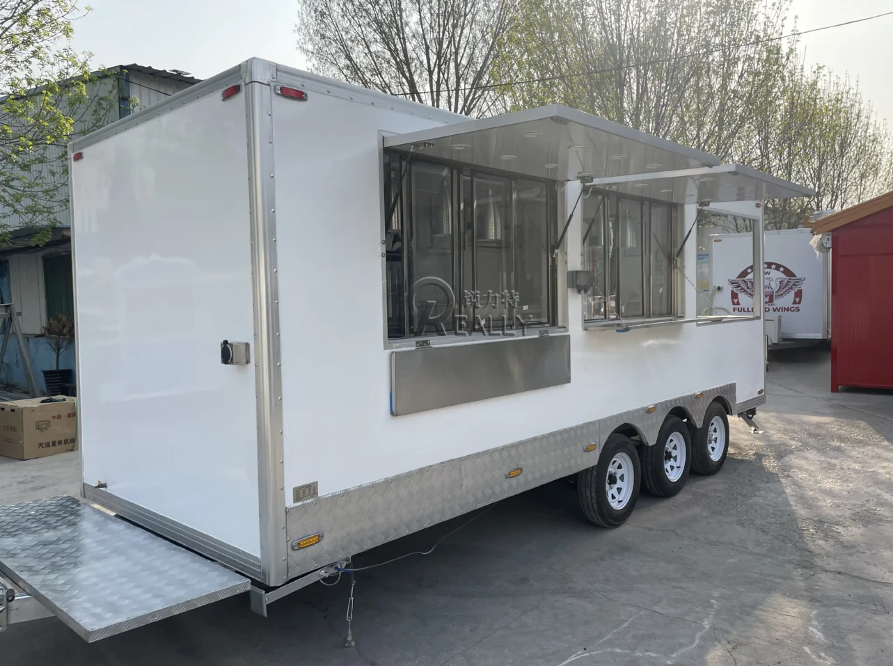 شاحنة طعام الشارع مع امتياز معدات المطبخ الكاملة شاحنة الوجبات السريعة مقطورة المطبخ المحمول وجبة خفيفة عربة القهوة