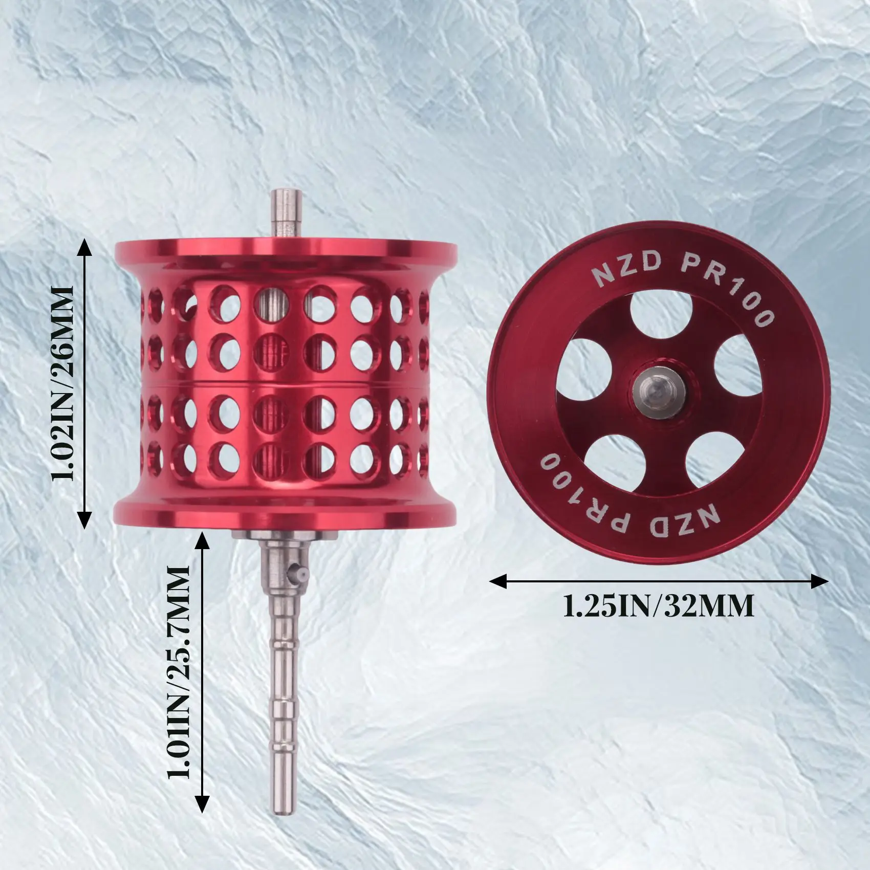 

Катушка для рыболовной катушки, легкая чашка из алюминиевого сплава микротипа, аксессуар для самостоятельного изготовления, костюм для DAIWA PR100 XQ