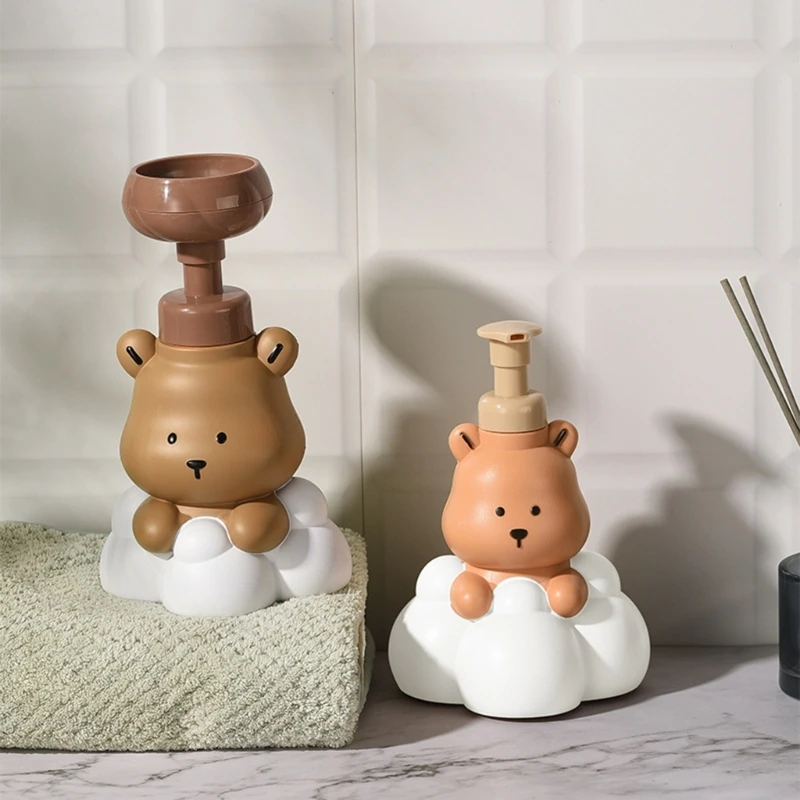 Bear Foam Making Bottle, Foam Dispenser for Bathroom Hand Sanitizers and Shampoo Dispensing Container Cloud Bear Mousse Sparklin - view 2